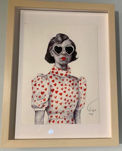 Untitled (from My Heart Series) by Ebrin Bagheri