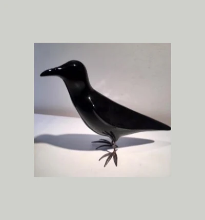 Ceramic Crow